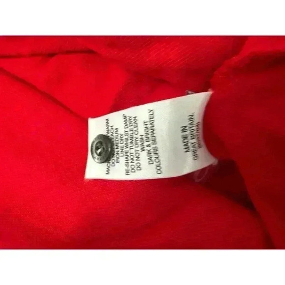 Burberry London Red Polo T Shirt S - Picture 6 of 7